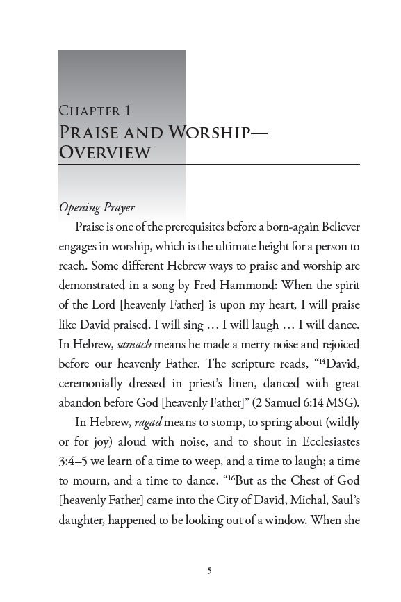Praise and Worship: Heaven’s Street Address; Page 5